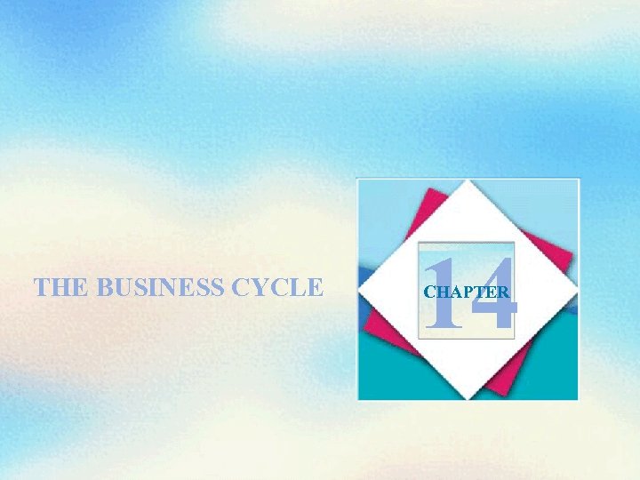 THE BUSINESS CYCLE 14 CHAPTER 