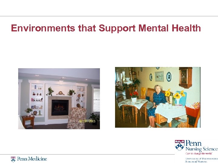 Environments that Support Mental Health 