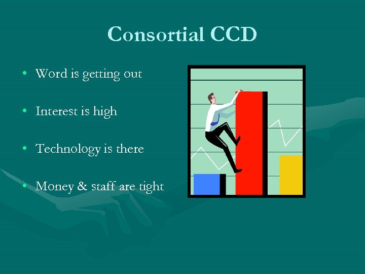 Consortial CCD • Word is getting out • Interest is high • Technology is