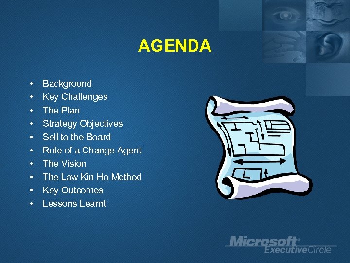 AGENDA • • • Background Key Challenges The Plan Strategy Objectives Sell to the