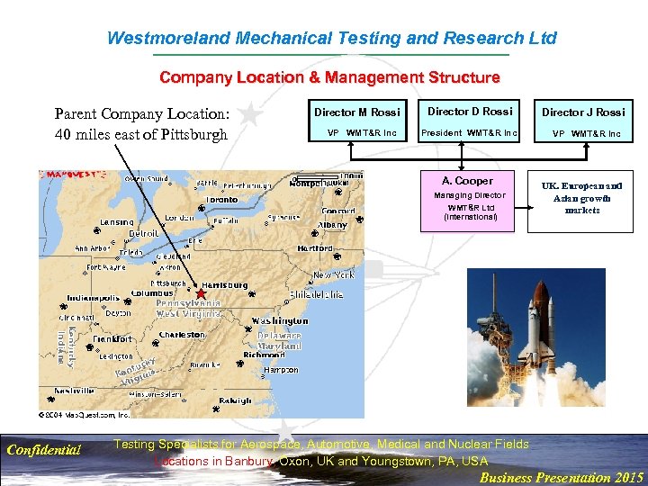 Westmoreland Mechanical Testing and Research Ltd Company Location & Management Structure Parent Company Location: