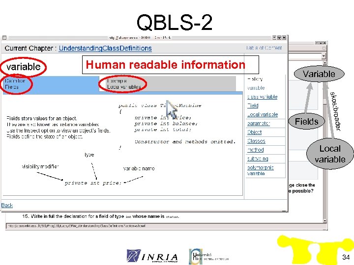 QBLS-2 Human readable information Variable oader skos: br Fields Local variable 34 