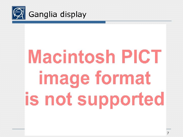 Ganglia display 7 