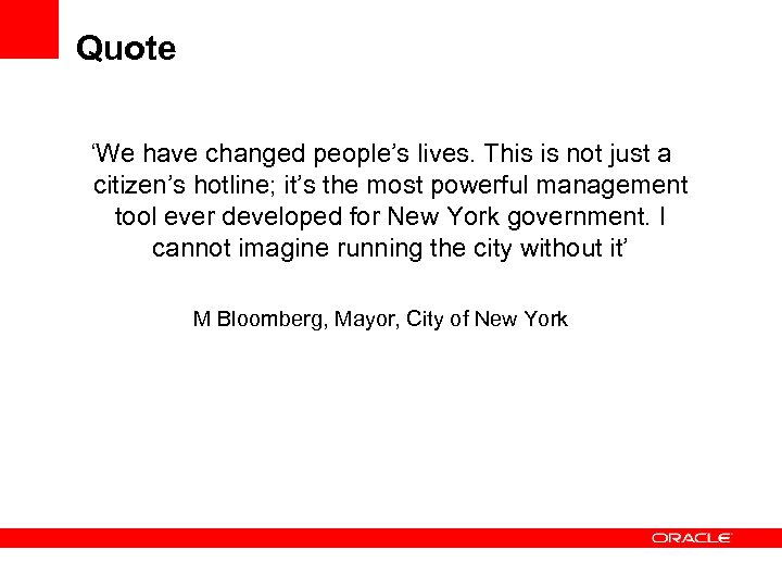 Quote ‘We have changed people’s lives. This is not just a citizen’s hotline; it’s