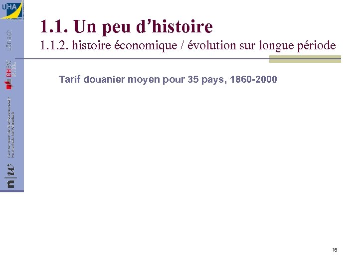 1. 1. Un peu d’histoire 1. 1. 2. histoire économique / évolution sur longue