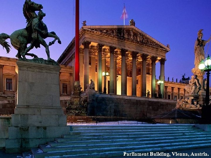 Parliament Building, Vienna, Austria. 