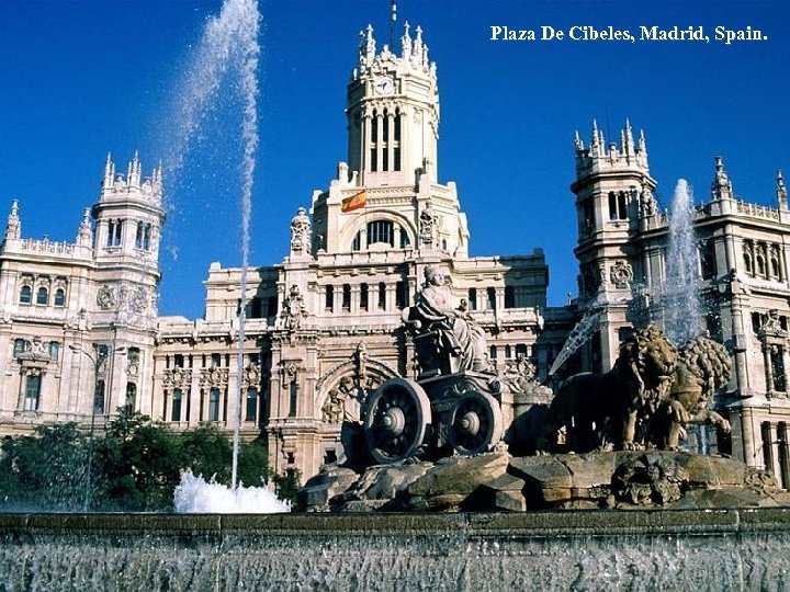 Plaza De Cibeles, Madrid, Spain. 