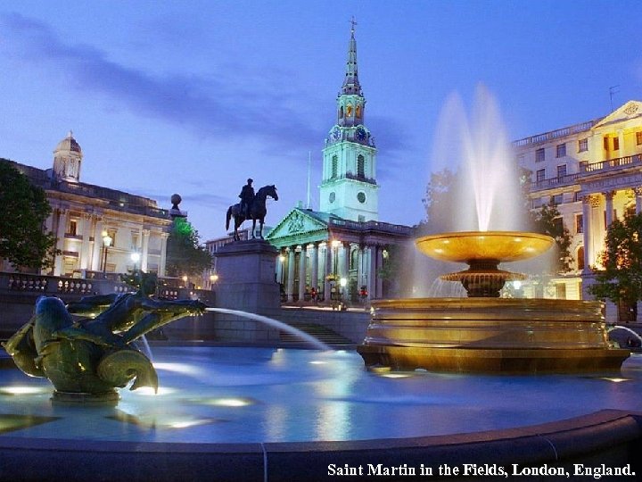 Saint Martin in the Fields, London, England. 