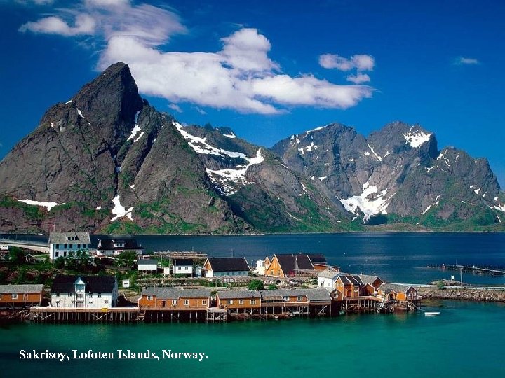 Sakrisoy, Lofoten Islands, Norway. 