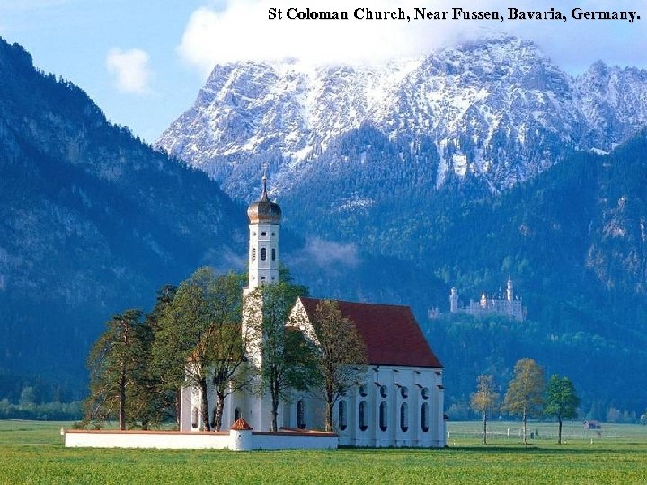 St Coloman Church, Near Fussen, Bavaria, Germany. 