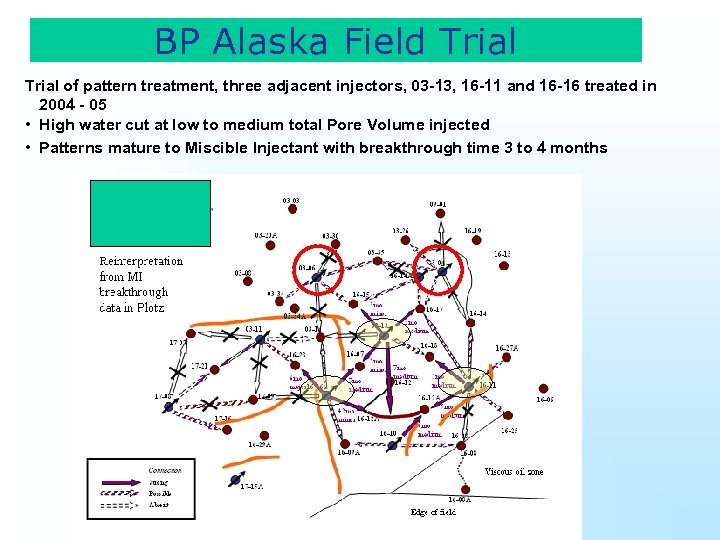 BP Alaska Field Trial of pattern treatment, three adjacent injectors, 03 -13, 16 -11