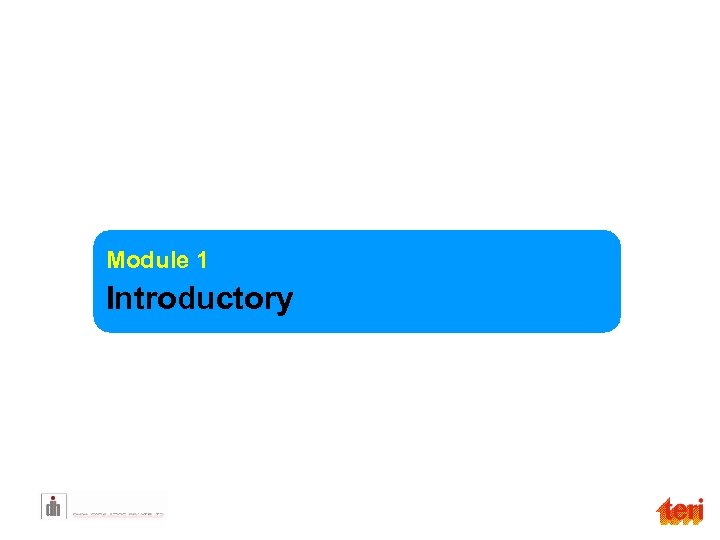 Module 1 Introductory 