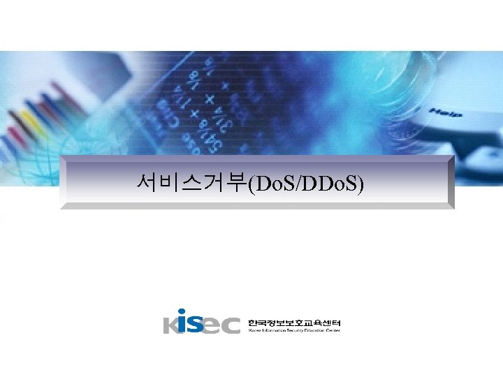 서비스거부(Do. S/DDo. S) 