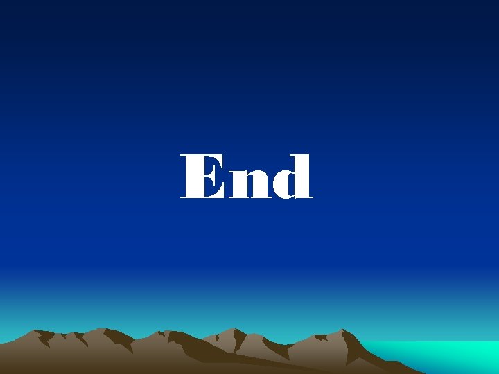 End 