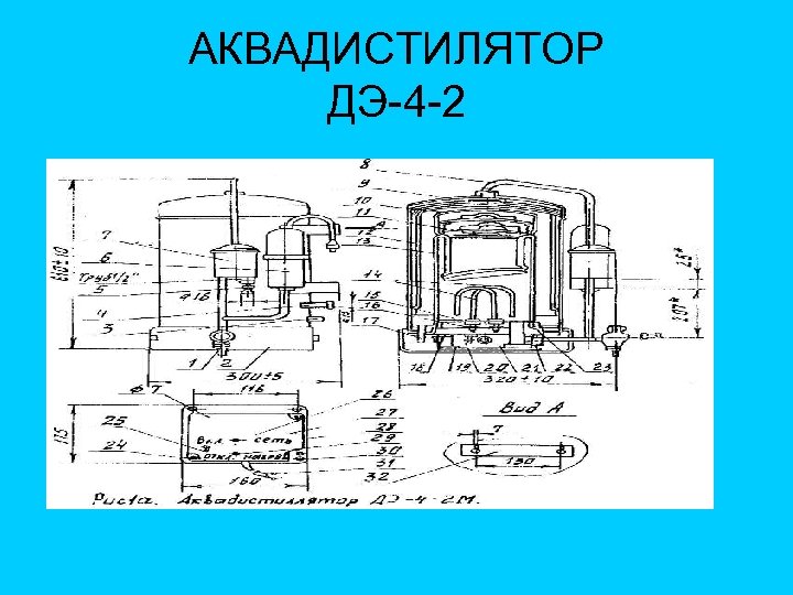 АКВАДИСТИЛЯТОР ДЭ 4 2 