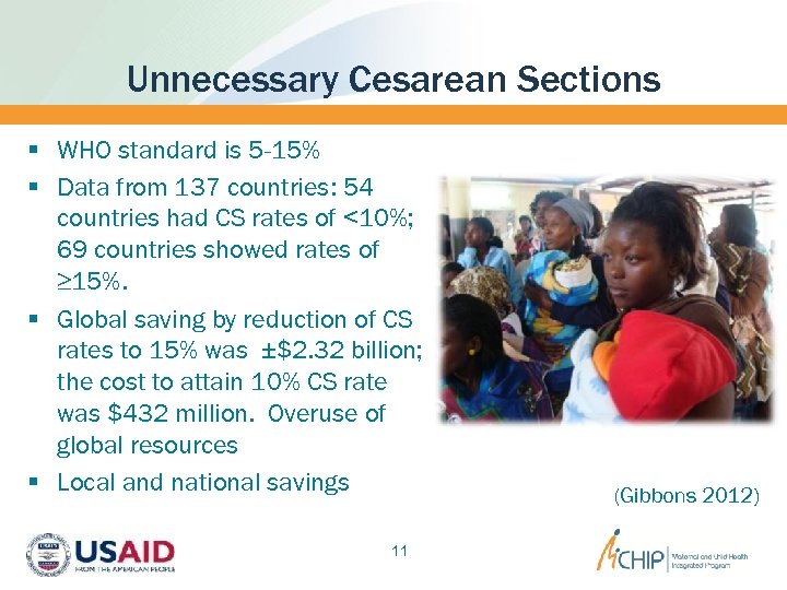 Unnecessary Cesarean Sections § WHO standard is 5 -15% § Data from 137 countries: