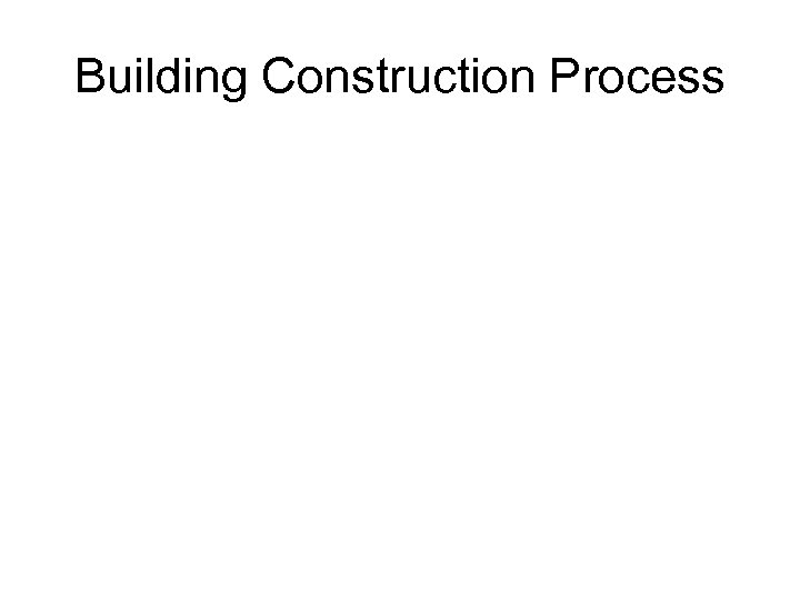 Building Construction Process 