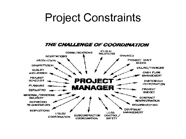 Project Constraints 