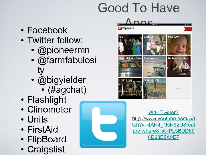  • Facebook • Twitter follow: • @pioneermn • @farmfabulosi ty • @bigyielder •