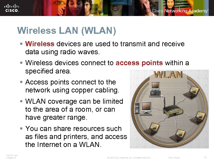 Wireless LAN (WLAN) § Wireless devices are used to transmit and receive data using