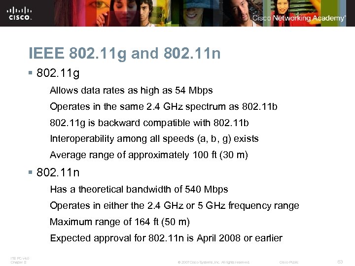 IEEE 802. 11 g and 802. 11 n § 802. 11 g Allows data