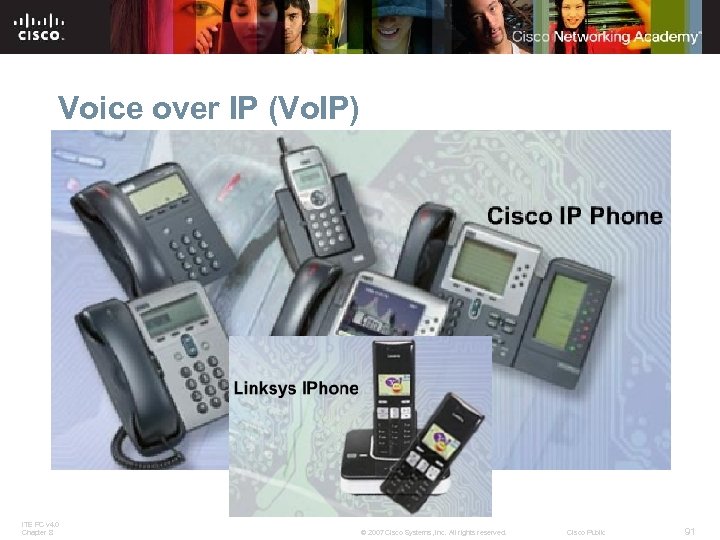 Voice over IP (Vo. IP) § Is a method used to carry telephone calls