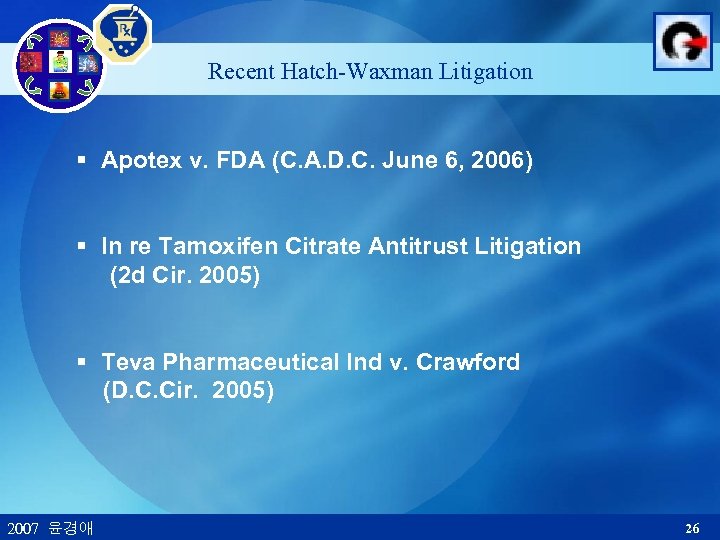 Recent Hatch-Waxman Litigation § Apotex v. FDA (C. A. D. C. June 6, 2006)