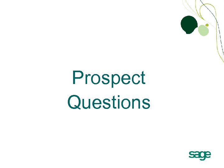 Prospect Questions 