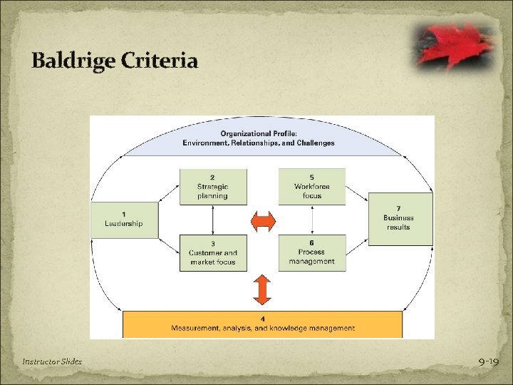 Baldrige Criteria Instructor Slides 9 -19 