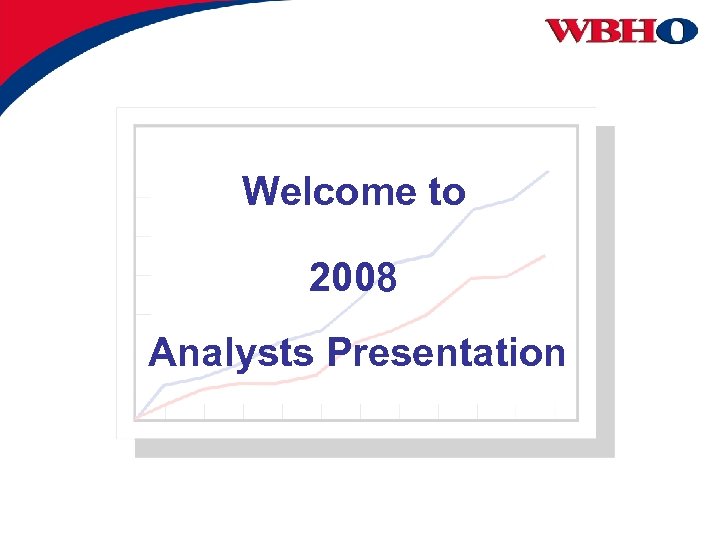 Welcome to 2008 Analysts Presentation 