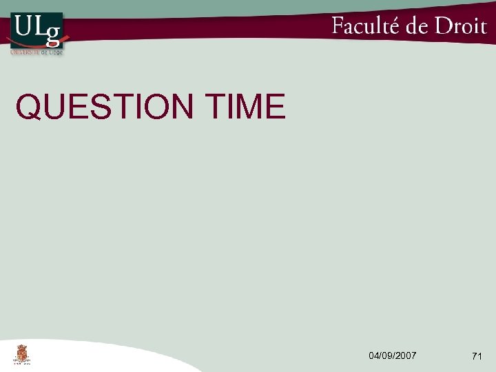 QUESTION TIME 04/09/2007 71 