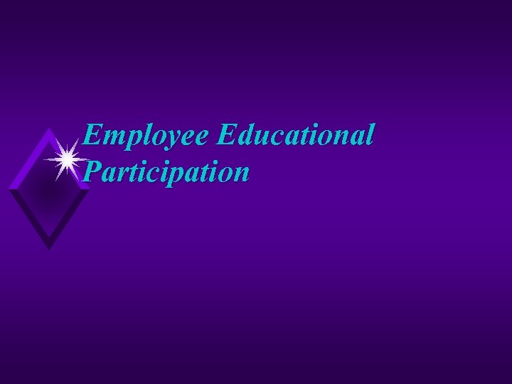 Employee Educational Participation 