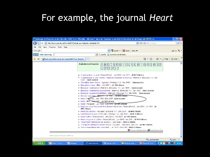 For example, the journal Heart 