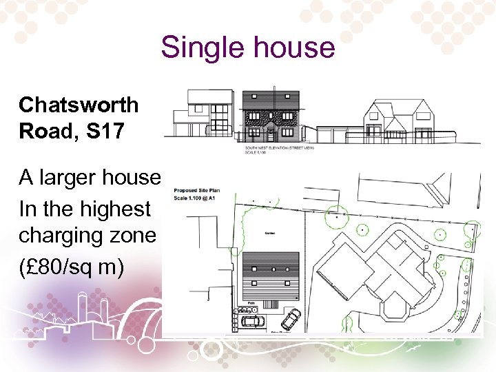 Single house Chatsworth Road, S 17 A larger house In the highest charging zone