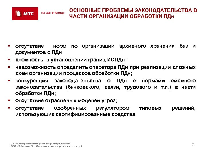 Персональные данные мтс. Проблемы законодательства. Обработка ПДН. Нормы ПДН. Что такое ПДН В МТС.