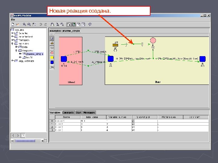 Новая реакция создана. 