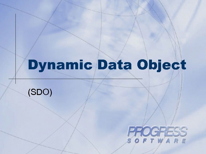 Dynamic Data Object (SDO) 