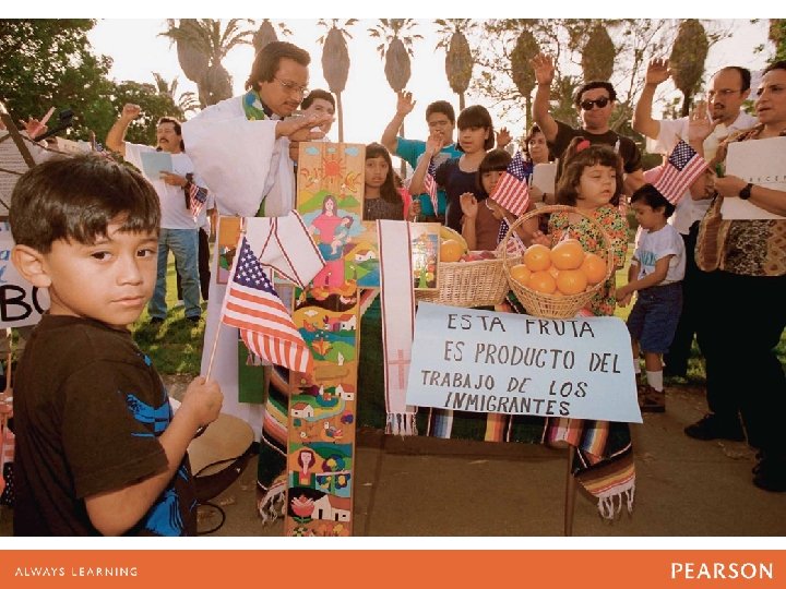 The sign at this 1996 vigil in Echo Park, Los Angeles, reads, “This fruit
