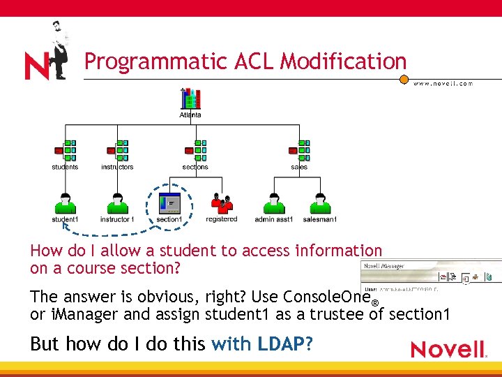 Programmatic ACL Modification How do I allow a student to access information on a
