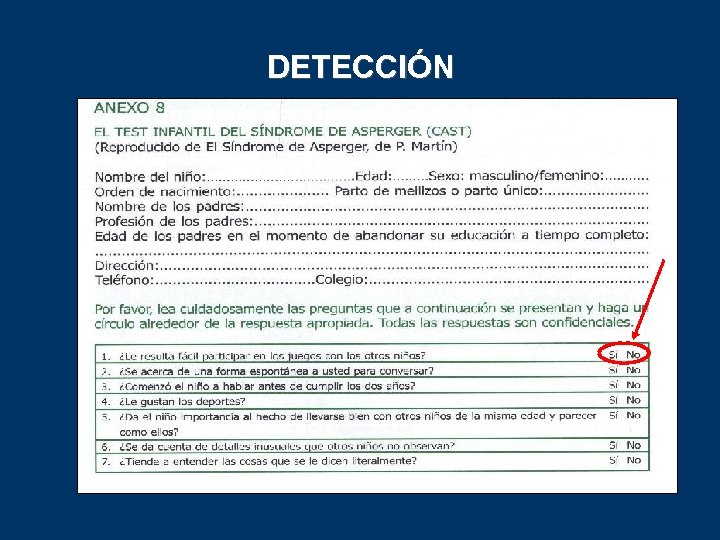 DETECCIÓN 