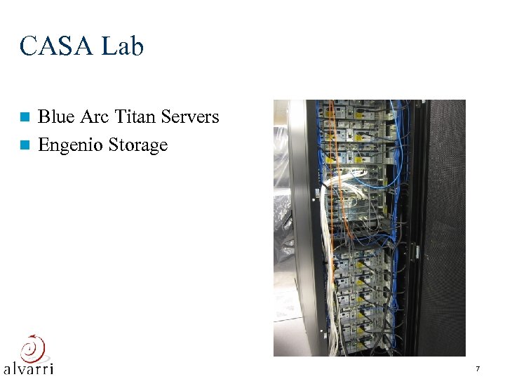 CASA Lab Blue Arc Titan Servers n Engenio Storage n 7 