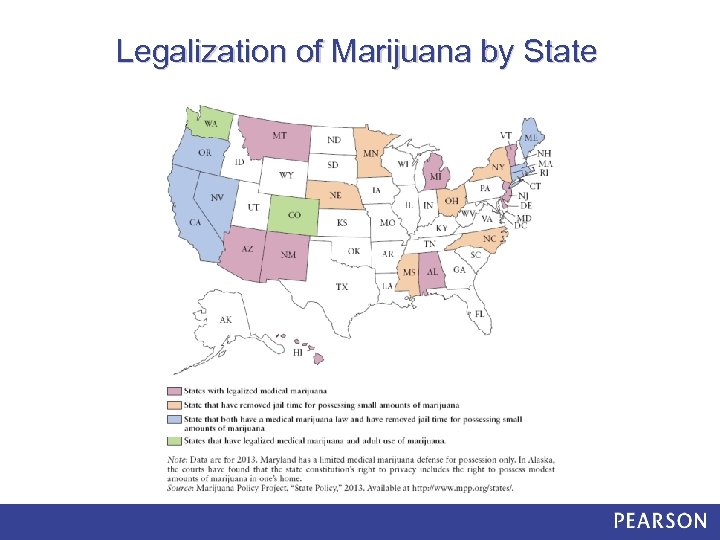 Legalization of Marijuana by State 