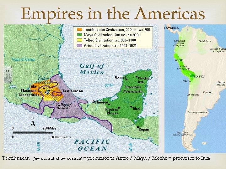 Empires in the Americas Teotihuacan (*ew uu ih uh oh aw oo sh ch)