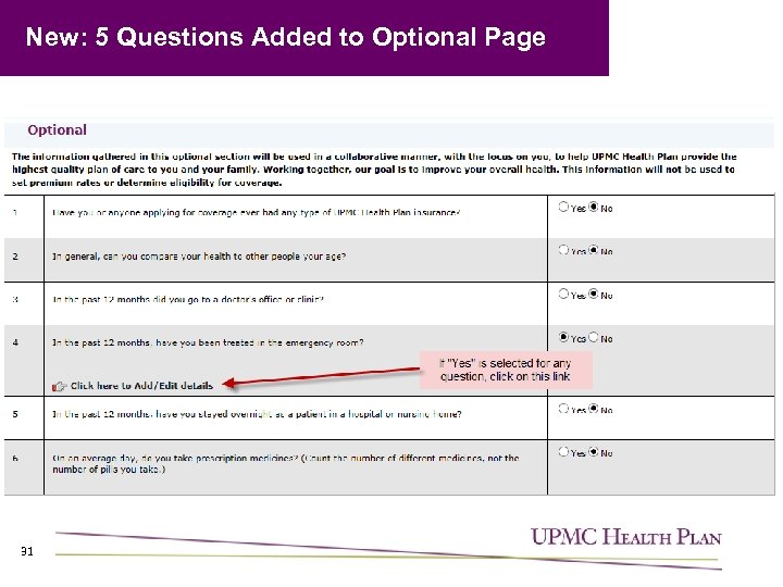 New: 5 Questions Added to Optional Page 31 