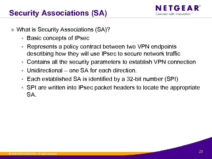 Security Associations (SA) » What is Security Associations (SA)? • Basic concepts of IPsec