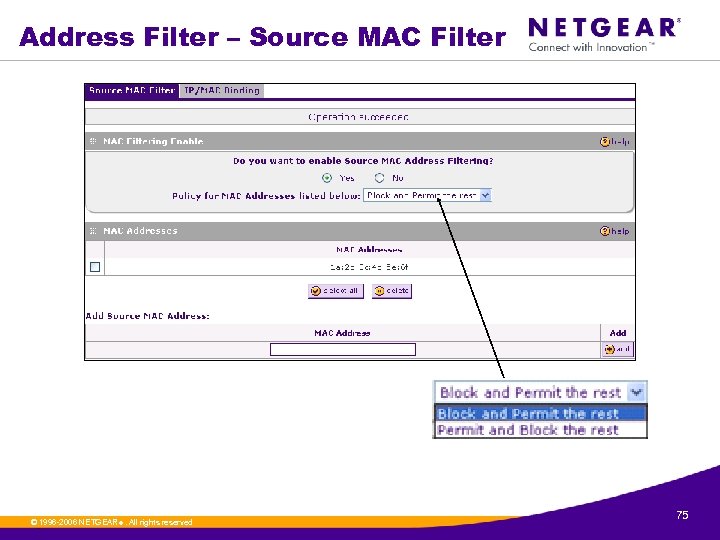 netgear mac address filtering