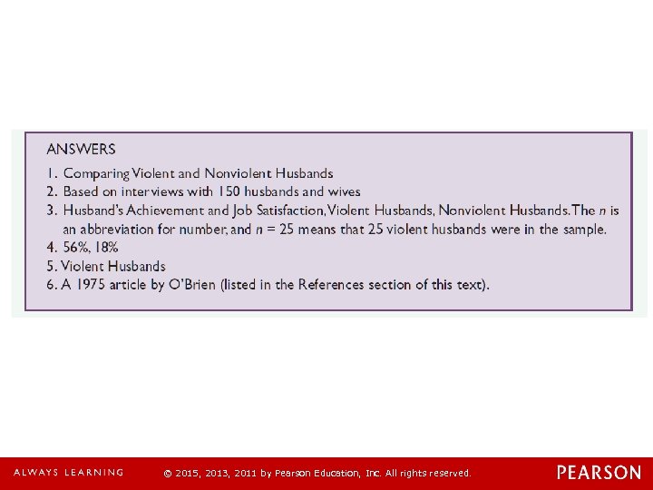 © 2015, 2013, 2011 by Pearson Education, Inc. All rights reserved. 