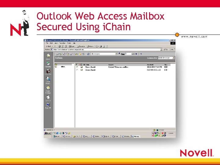Outlook Web Access Mailbox Secured Using i. Chain 