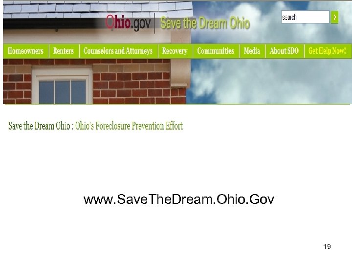 www. Save. The. Dream. Ohio. Gov 19 