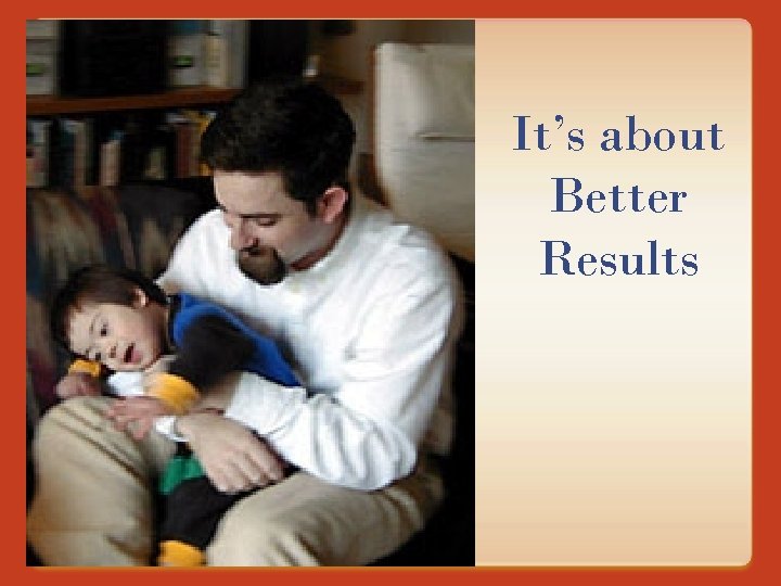 It’s about Better Results 